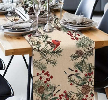 Table Runner - Pine Needle Branches