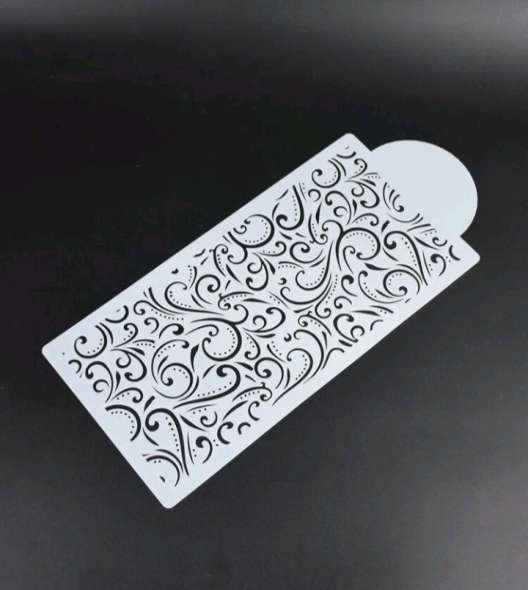 PVC Stencil: 1pc Mould Lace Pattern