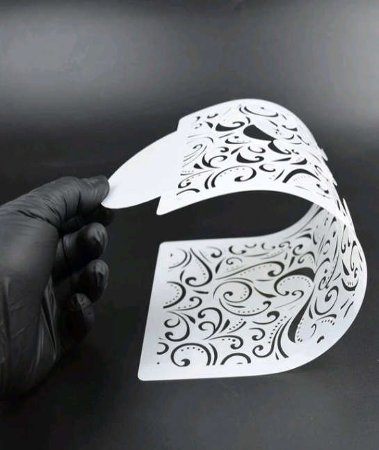 PVC Stencil: 1pc Mould Lace Pattern
