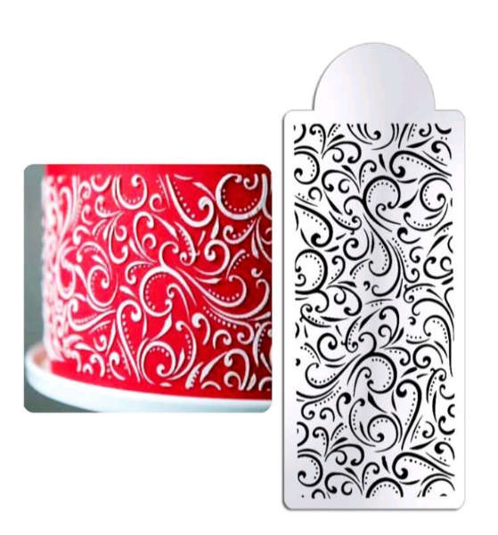 PVC Stencil: 1pc Mould Lace Pattern