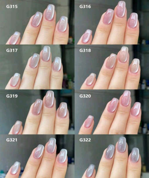 Hefenna Glass Pearl Cat-Eye Nail Polish