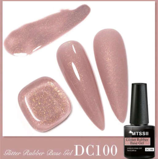 MTSSII Rusty-Brown Glitter Base Gel