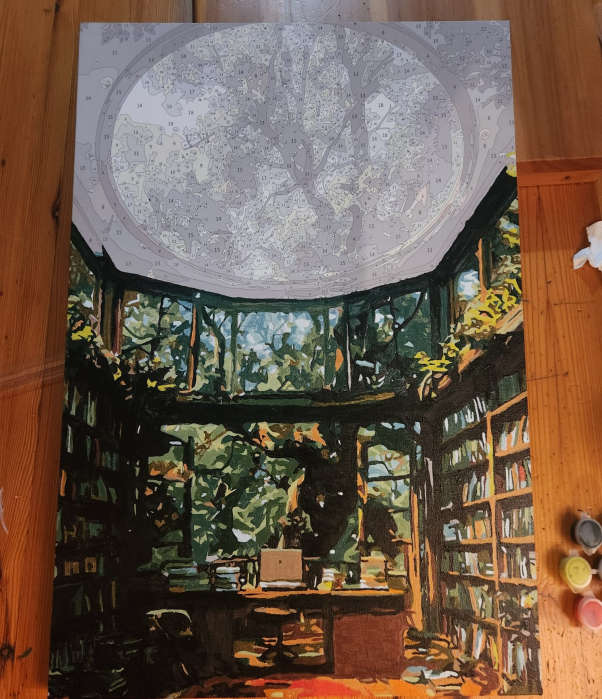 Paint by Numbers: Reading Room