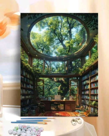 Paint by Numbers: Reading Room