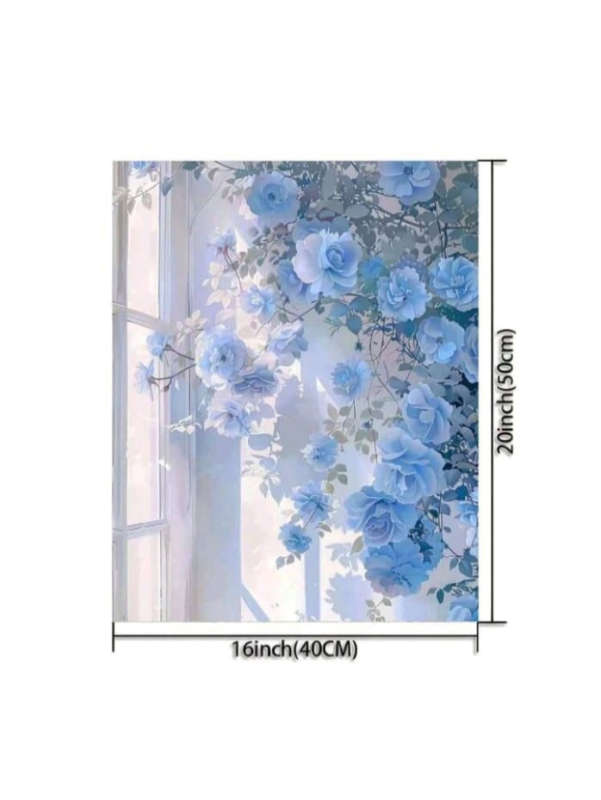 Paint by Numbers: Serene Blue Blooms