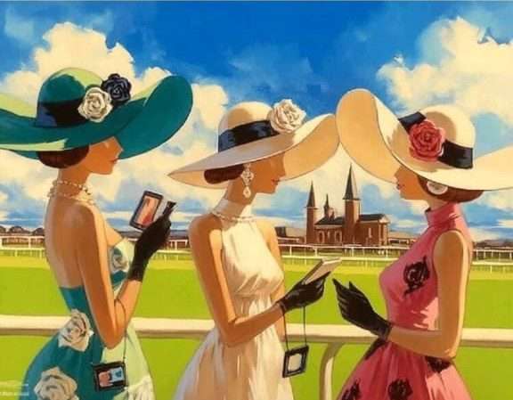 Paint by Numbers: Chic Vintage Trio
