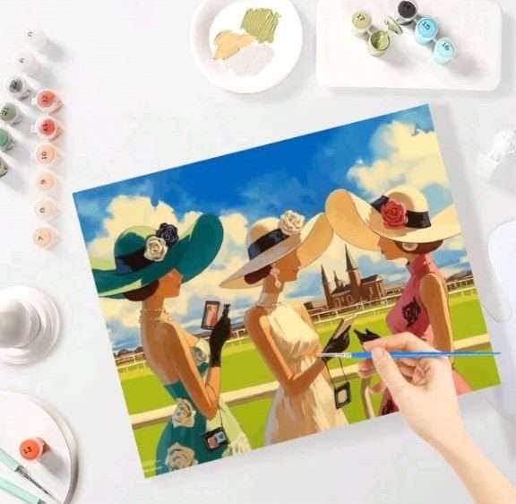 Paint by Numbers: Chic Vintage Trio