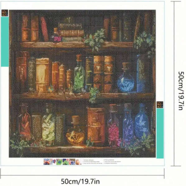 Diamond Dotting:  Books and Potions