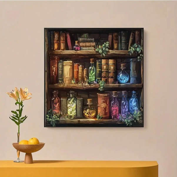Diamond Dotting:  Books and Potions