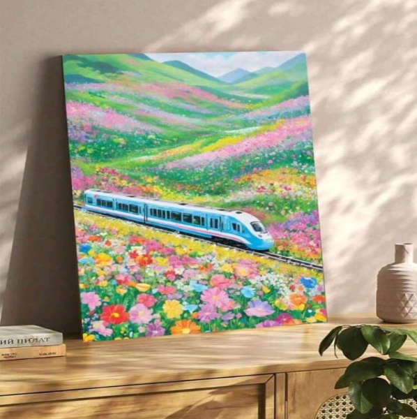 Paint by Numbers: Floral Express