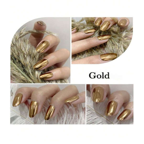 LYTTOA Gold Metallic Gel Nail Polish