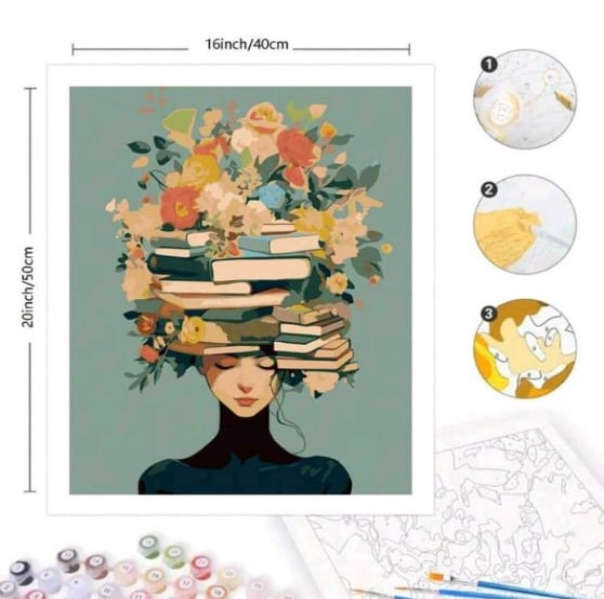 Paint by Numbers: Literary Crown