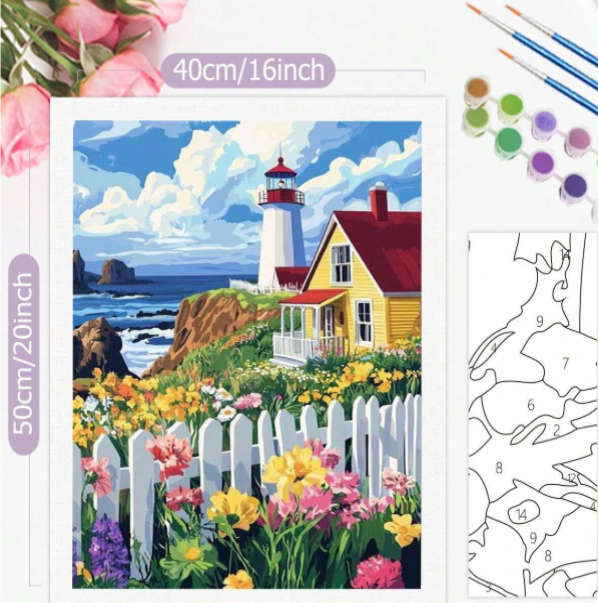 Paint by Numbers: Starry Night Express