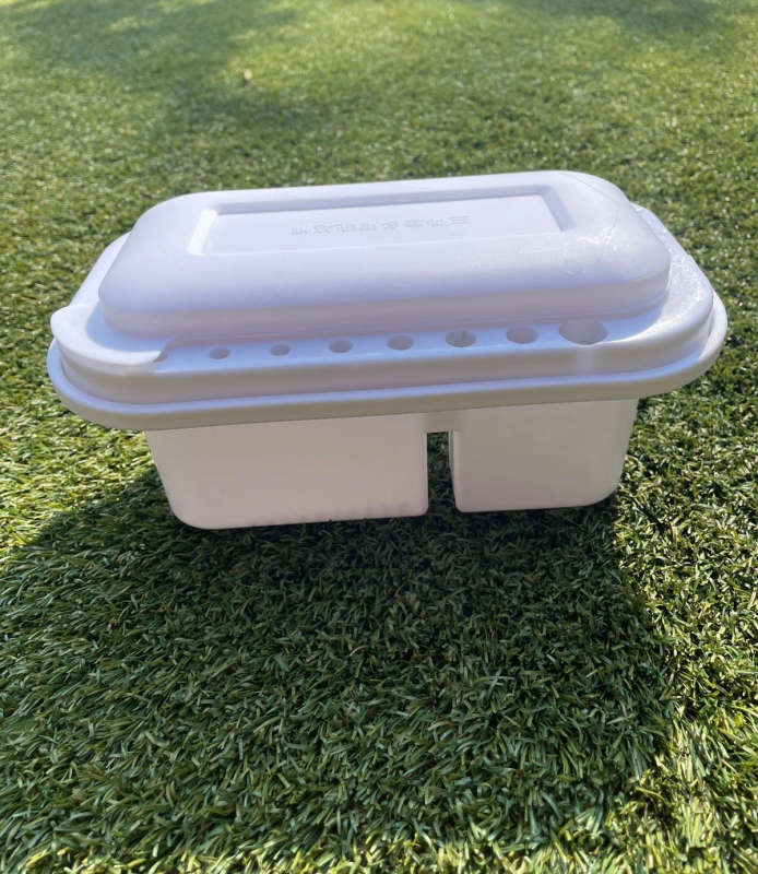 White Portable Brush Washer