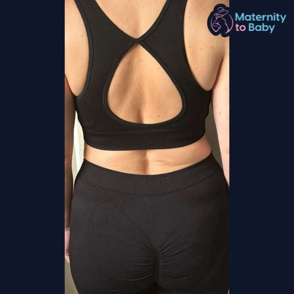 Black Top & Short Maternity Wear