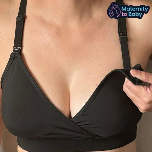Cross Back Nursing Sports Bra