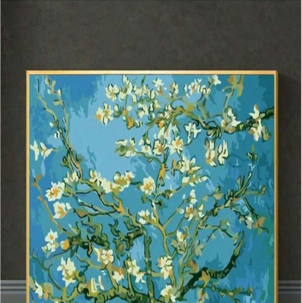 Cross-Stitching: Van Gogh's Almond Blossom
