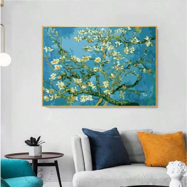 Cross-Stitching: Van Gogh's Almond Blossom