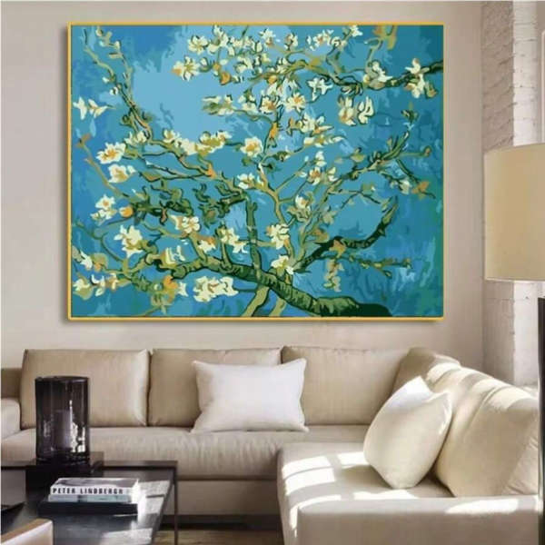 Cross-Stitching: Van Gogh's Almond Blossom