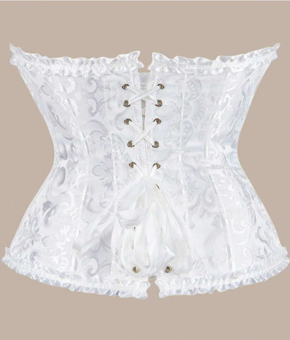 Lace Up-Back Overbust Corset