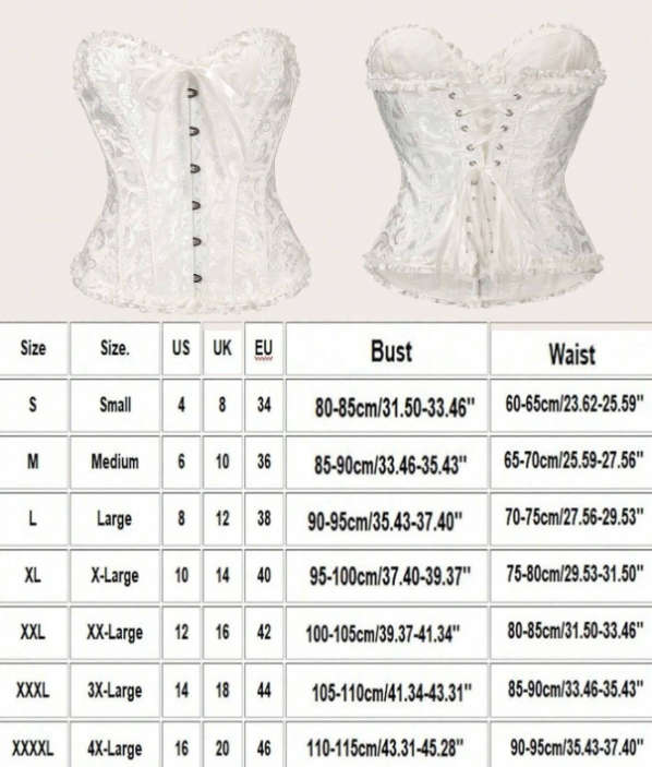 Lace Up-Back Overbust Corset