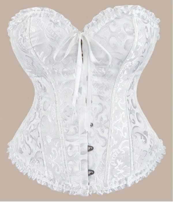 Lace Up-Back Overbust Corset