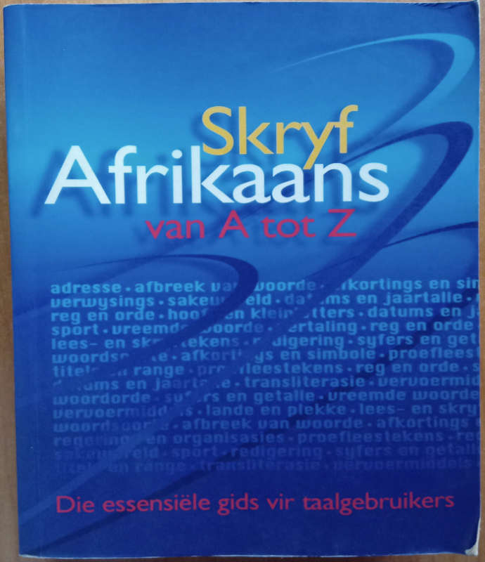 Dictionary - Skryf Afrikaans Van A tot Z (Second-Hand)