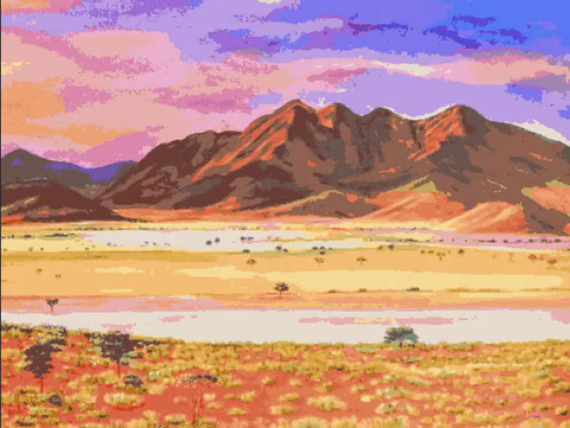 Paint by Numbers: Arid Landscape Beauty 2