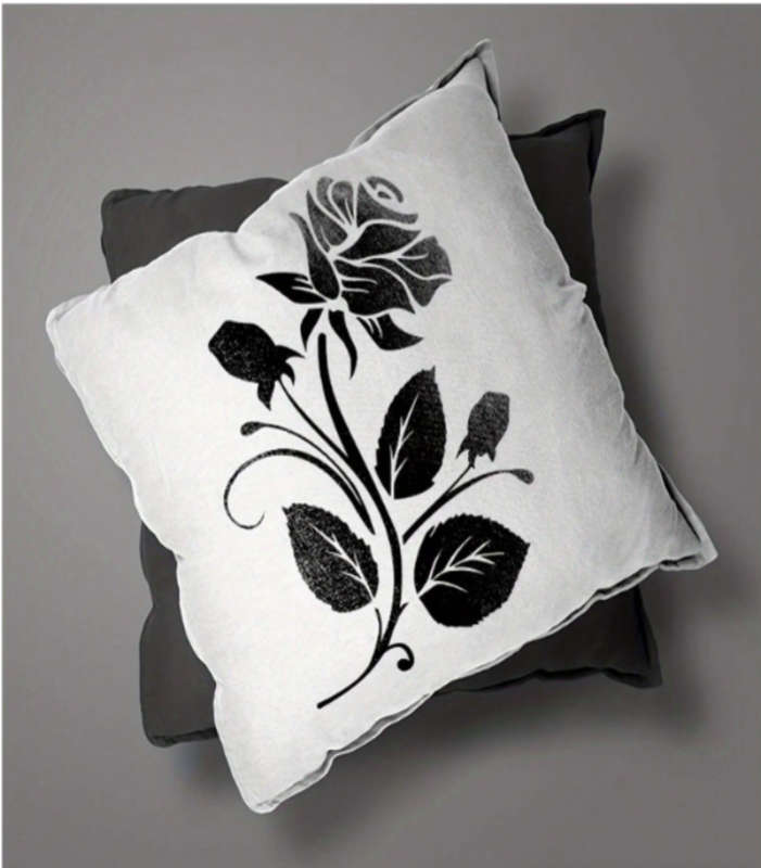 PVC Stencil: 1pc Beautiful Rose