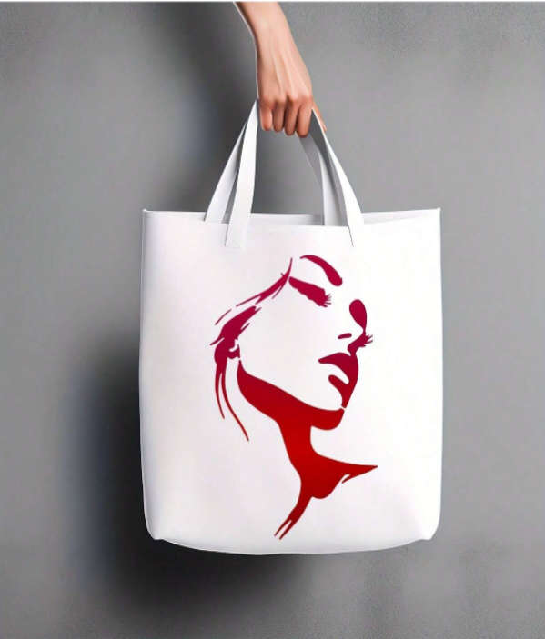 PVC Stencil: 4pc Female Face Silhouette