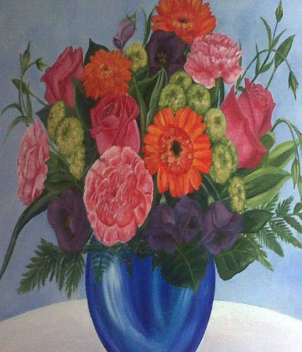 Paint by Numbers: Flower Mix Vase
