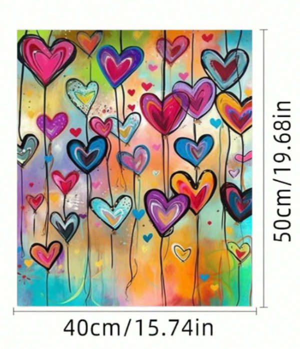 Paint by Numbers: Hearty Art!