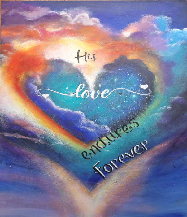 Paint by Numbers: His Love Endures Forever