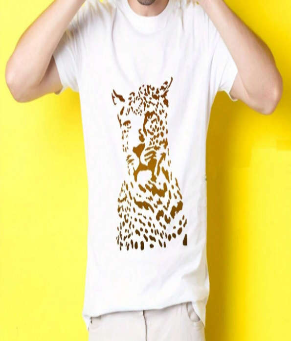 PVC Stencil: 1pc Leopard Head