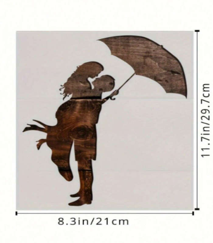 PVC Stencil: 1pc Love is in the Air!