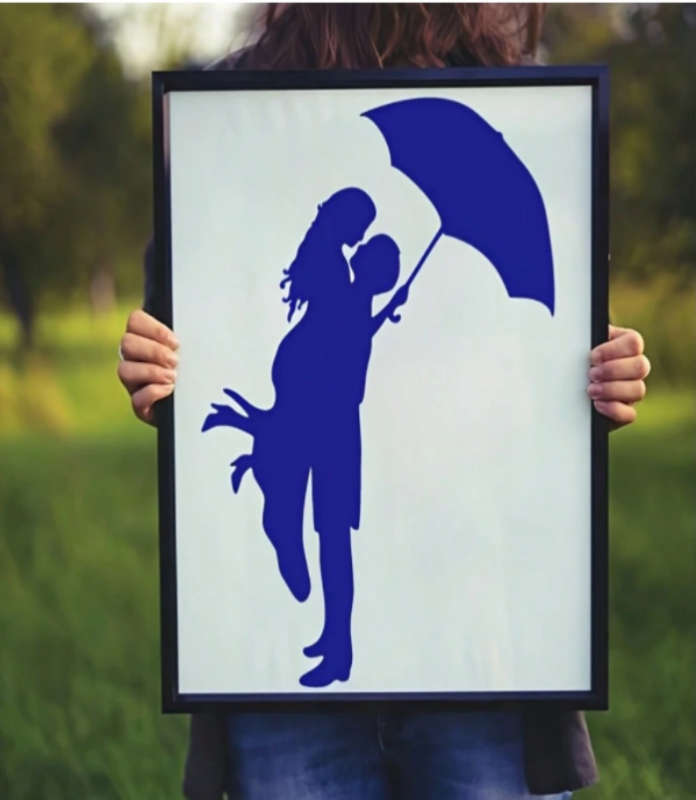 PVC Stencil: 1pc Love is in the Air!