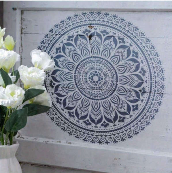 PVC Stencil: 1pc Mandala Art