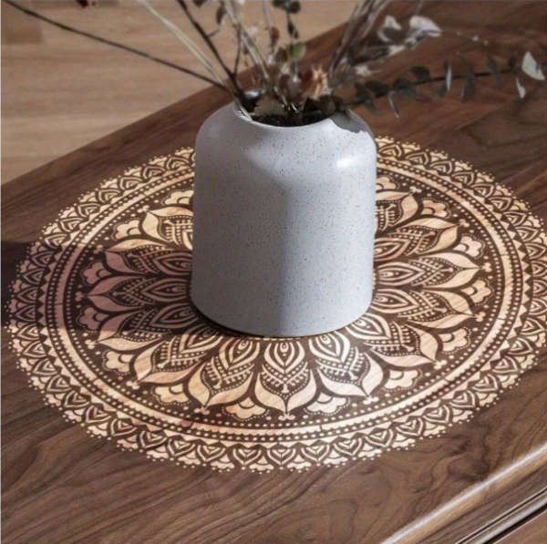PVC Stencil: 1pc Mandala Art