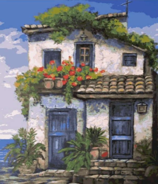 Paint by Numbers: Mediterranean Medley