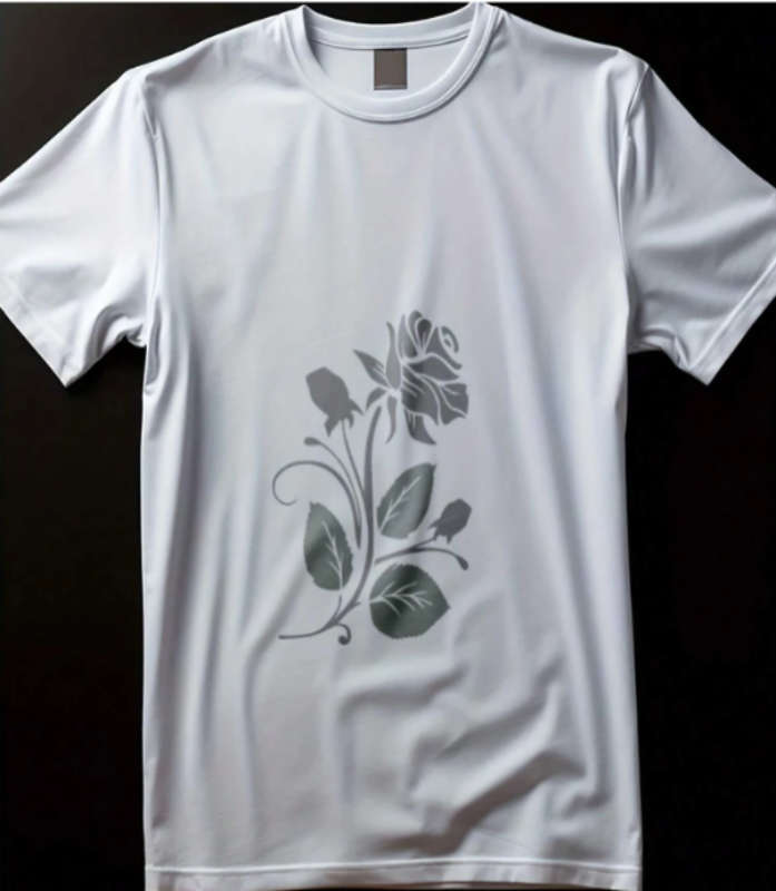 PVC Stencil: 1pc Beautiful Rose