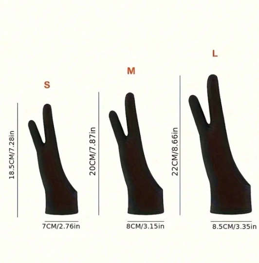 2-Finger Design Artist Glove