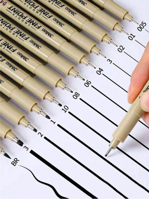12pc Needle Point Pen Set