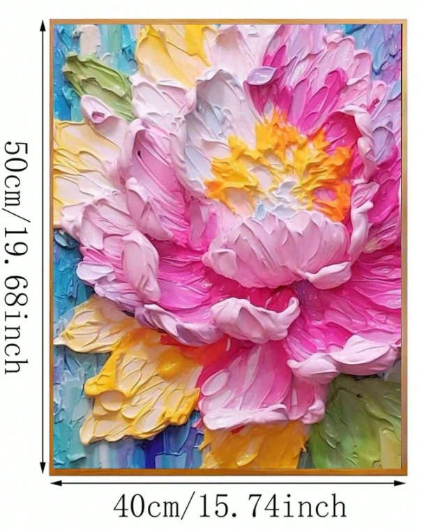 Paint by Numbers: Beautiful Flower Painting