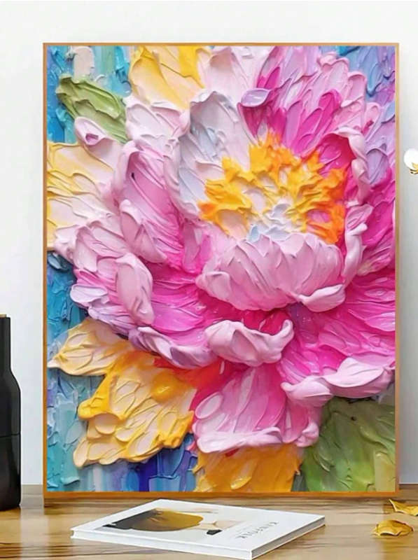 Paint by Numbers: Beautiful Flower Painting