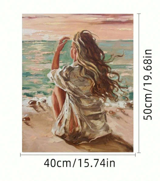 Paint by Numbers: Beauty at the Beach