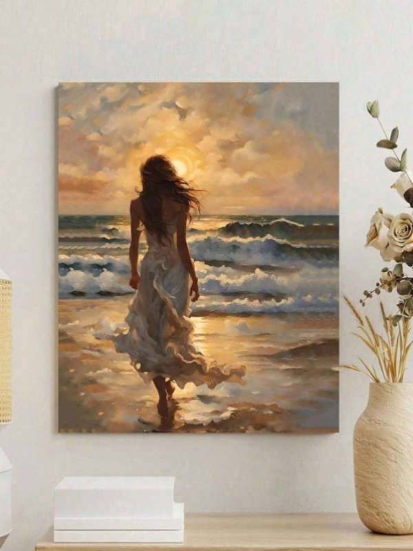 Paint by Numbers: Beauty in Golden Sunset