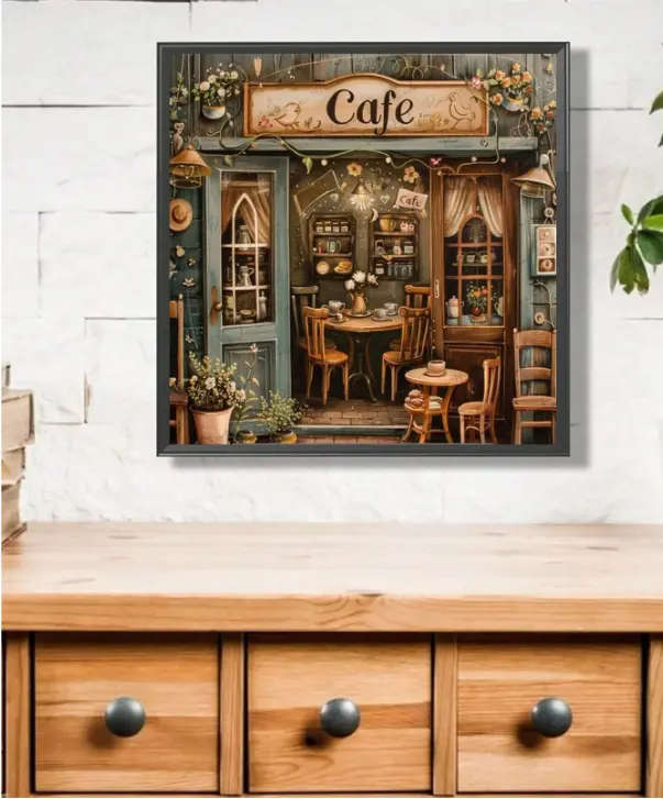 Cross-Stitching: Cosy Cafe