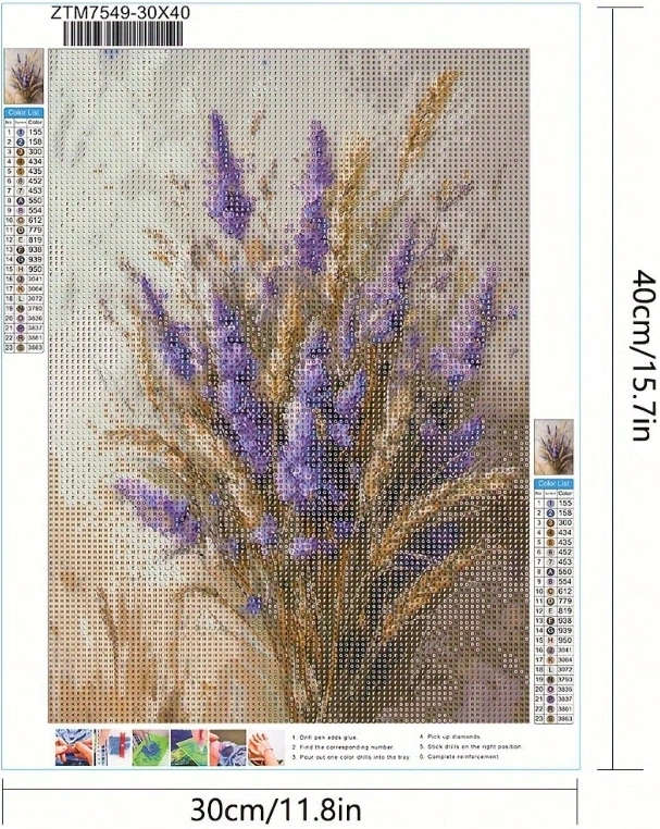Diamond Dotting: Lavender Delight