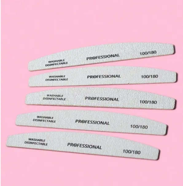 5pcs Professional Wood Nail File Set  Dual Grit 100/180
