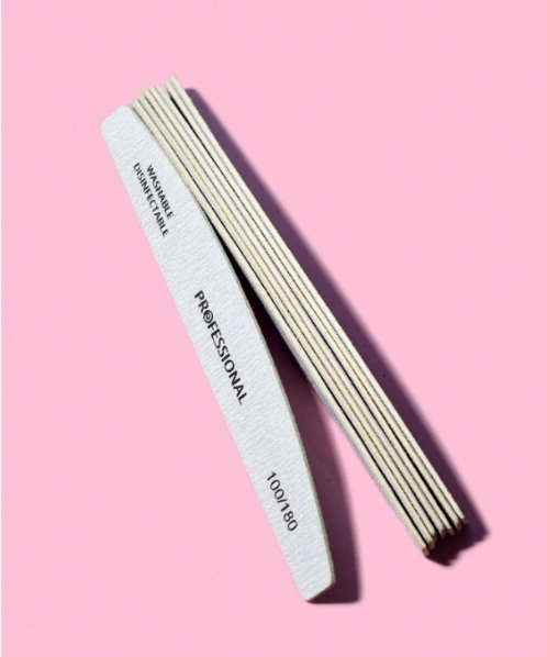 5pcs Professional Wood Nail File Set  Dual Grit 100/180